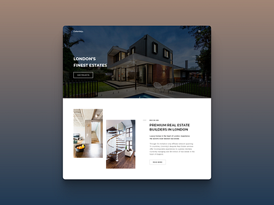 Architecture Website header exploration ui ux web design