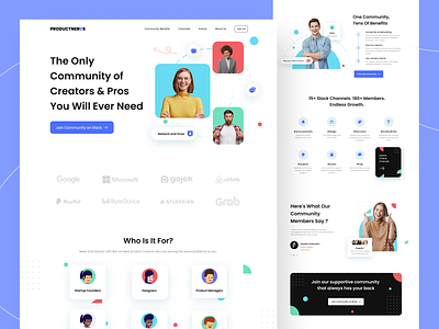 Product Nerds - Landing Page Design
