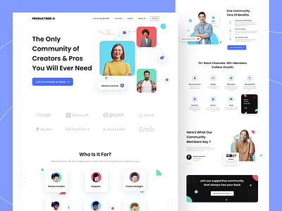 Product Nerds - Landing Page Design