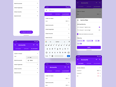 Accounting App Design