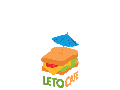 Logo for cafe LETO branding design graphic design illustration logo vector