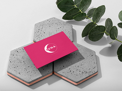 Business card for store LUNA branding design graphic design illustration logo vector