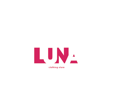 Logo 5 for store LUNA branding design graphic design illustration logo