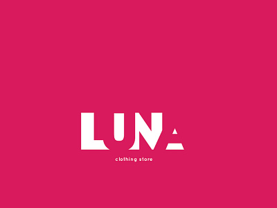 Logo 6 for store LUNA branding design graphic design illustration logo