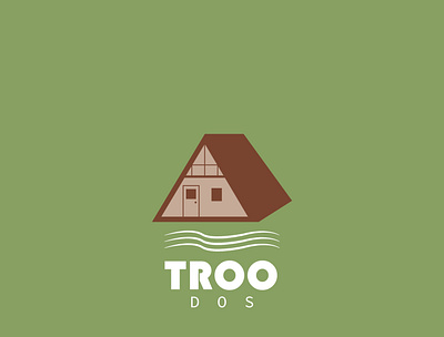 Logo for TROODOS branding design graphic design illustration logo