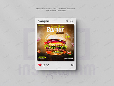 Food Social Media Design Template ads