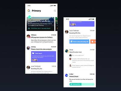 G Primary - New Concept ai design mail product ui ux