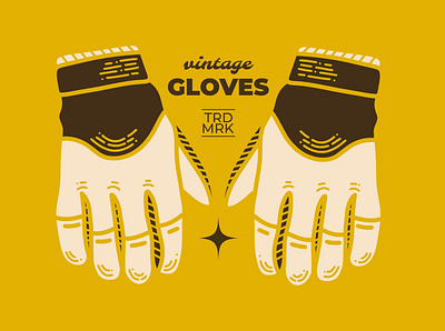 Vintage Gloves adipra std adpr std art logo gloves logo illustration logo motorcycle gloves race gloves retro gloves rider gloves vintage gloves