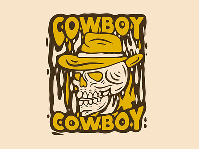 Skull cowboy