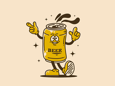 Fun beer adipra std adpr std art logo branding design illustration logo soda vector vintage art