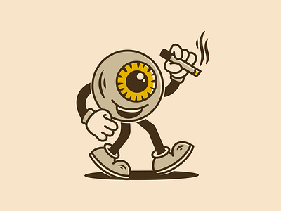 Smoking eyeball