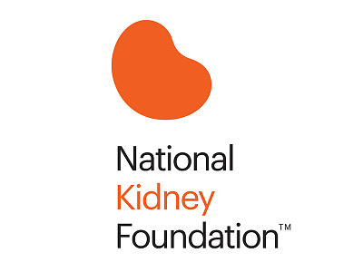 National Kidney Foundation New Identity art direction bean branding design foundation identity kidney logo logotype orange redesign tio