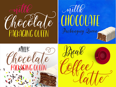 Bottomline7 design font script typography