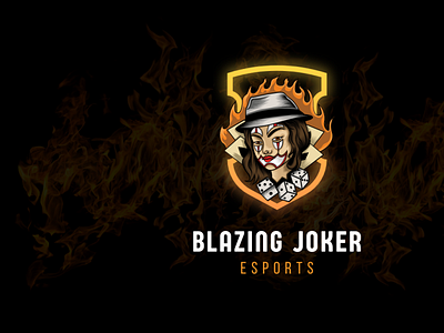 Blazing Joker - Logo 3d animation app branding design esports graphic design illustration logo oritsutechnologies ui vector