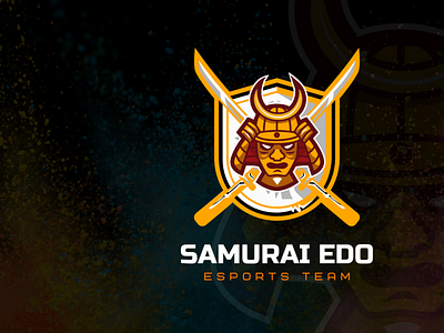 Samurai Edo - Logo 3d animation app branding design esports graphic design illustration logo oritsutechnologies ui vector