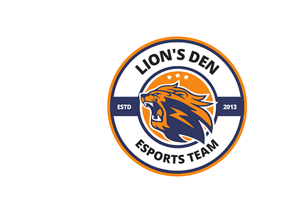 Lion's Den - Logo 3d animation app branding design esports graphic design illustration logo oritsutechnologies ui vector