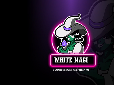 White Magi - Logo 3d animation app branding design esports graphic design illustration logo oritsutechnologies ui vector