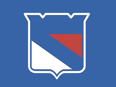 Basic NHL Logo 7/30 - New York Rangers flatdesign flaticon logo nhl vector