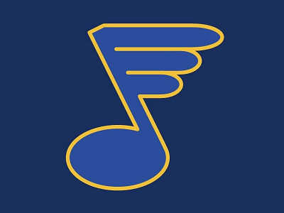 Basic NHL Logo 10/30 - St. Louis Blues flatdesign flaticon logo nhl vector