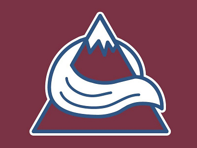Basic NHL Logo 14/30 - Colorado Avalanche flatdesign flaticon logo nhl vector