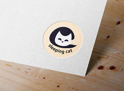 Logo cat branding logo