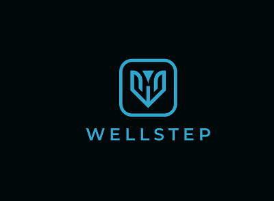 Well Step branding design logo