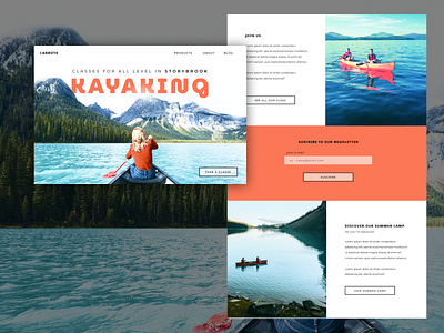 Web Design for Kayaking