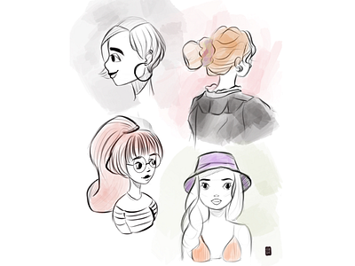 Study #1 character design digital painting illustration sketch