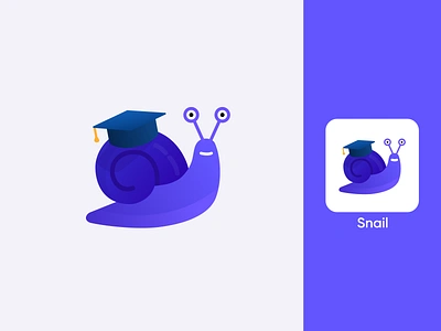 Snail logo design app branding crazy 4 designes design education logo graphic design icons design illustration illustration design logo logo design modern logo design purple logo snail icon design snail logo snail logo desgin typography ui ux vector