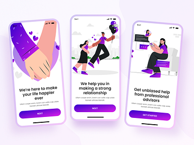 Rare Love App | Onboarding screens app app design app screens branding crazy4designes design education logo graphic design illustration inspirations latest logo mobile app mobile app inspiration modern mobile app design onboarding trending app design ui ux vector