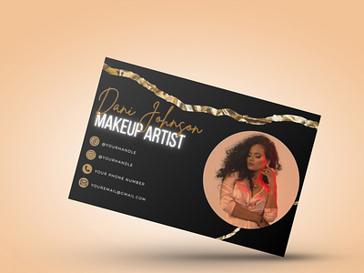 Makeup Artist Business Card Design