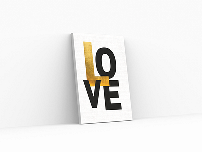 Minimalist Love Poster Design design flyer graphic design illustration minimalist design poster product design wall art