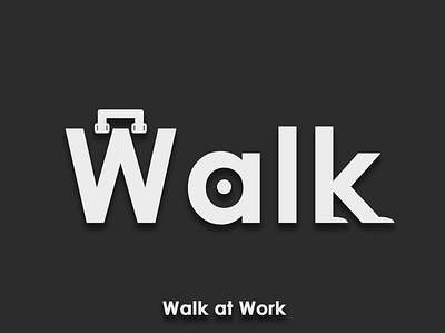 Логотип "Walk at Work" design graphic design logo vector