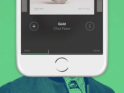 Spotify for iPhone redesign #02