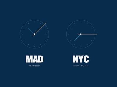 New project — Soon clock design footer time