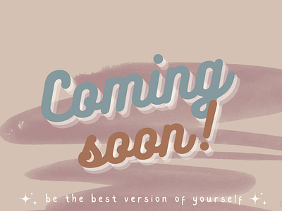 Coming Soon Product design graphic design illustration