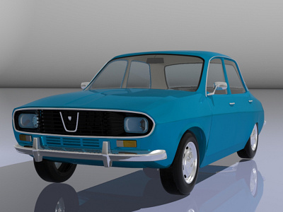 1300 Dacia Car 3dsmax modelling art car