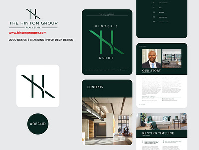 The Hinton Group - Real Estate branding graphic design logo real estate website design