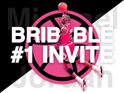 Michael Jordan 1 Dribbble Invite