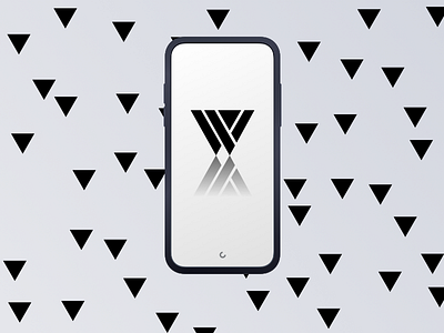Black W app icon iphone logo simple w x