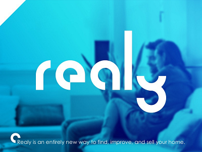Realy Logo Redesign blue branding estate identity instagram lettering logo logotype realy typography wordmark