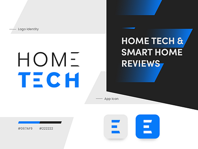 HomeTech - Logo Design adobe illustrator branding identity logo logo design tech logo typography vector