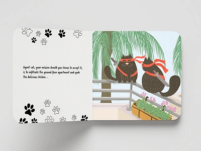 Mission impawssible animals art book cat dog character character design conceptart digital illustration dog drawing illustration kids ninja visual design