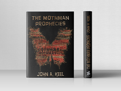 The Mothman Prophecies Book Cover Design book cover design book design design drawing illustration ink illustration typography