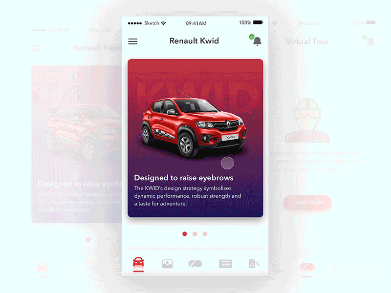 UI/UX Product App (Renault Kwid)