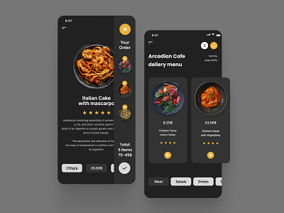 Online Food Order App Design