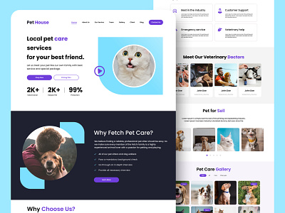 PetHouse Website Design (For Pet Lover's)