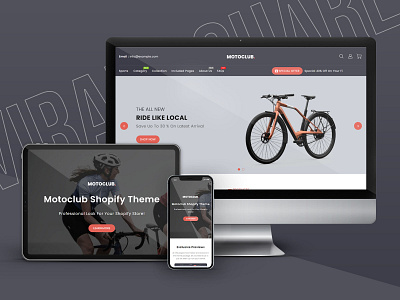 MOTOCLUB: Ecommerce Website Design