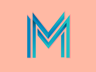MM Monogram letterform letters logo mark mm monogram type