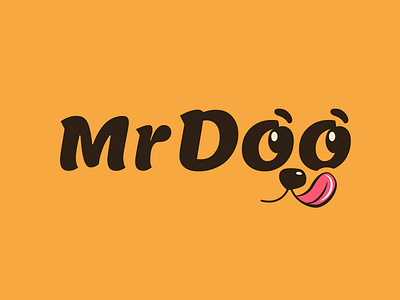 Mr Doo logo dog logo pet snack treats